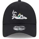 siltovka-zaoblena-cierna-nastavitelny-9forty-bugs-bunny-looney-tunes-new-era