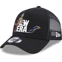 siltovka-zaoblena-cierna-snapback-a-frame-coyote-y-correcaminos-looney-tunes-new-era