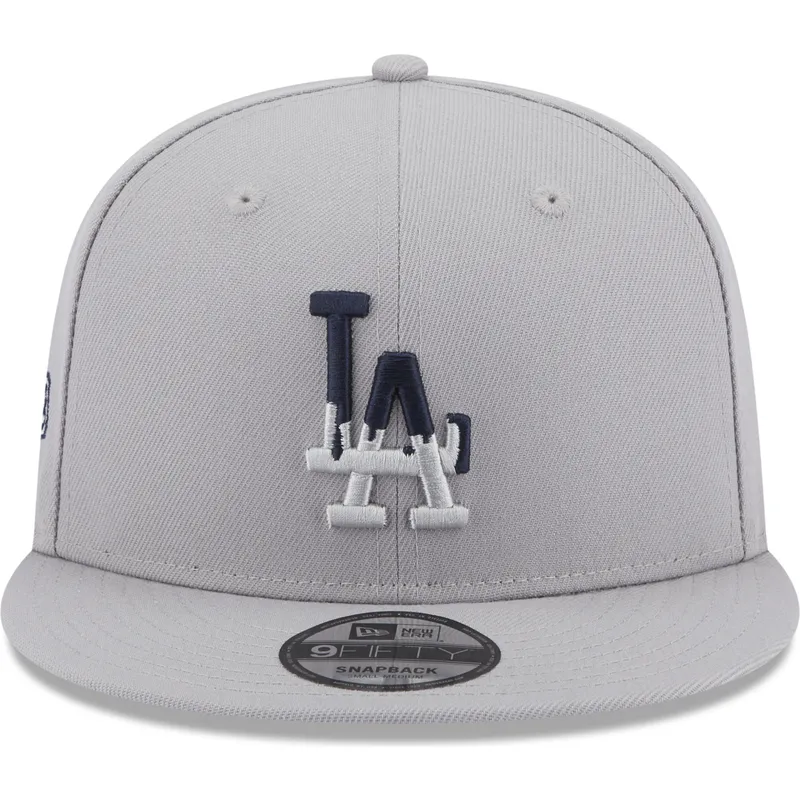 siltovka-rovna-siva-snapback-9fifty-team-drip-los-angeles-dodgers-mlb-new-era
