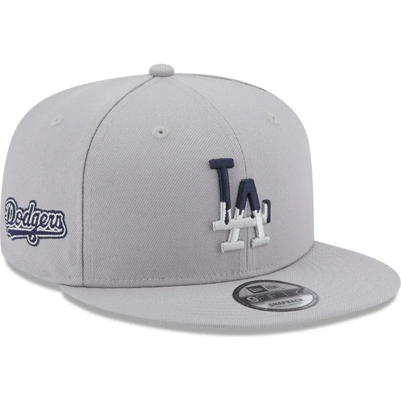 siltovka-rovna-siva-snapback-9fifty-team-drip-los-angeles-dodgers-mlb-new-era
