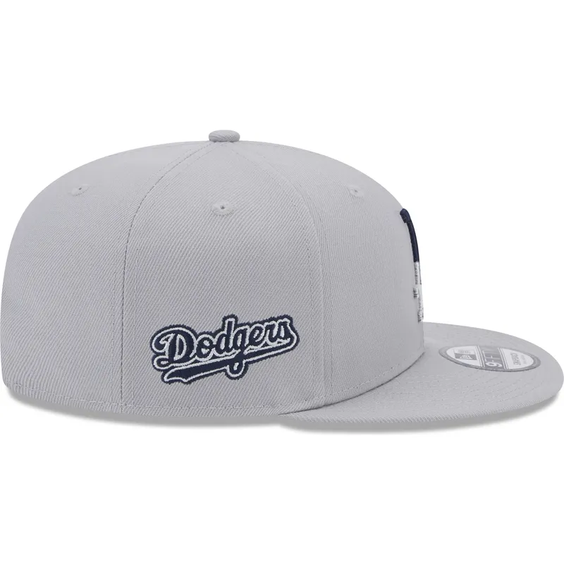 siltovka-rovna-siva-snapback-9fifty-team-drip-los-angeles-dodgers-mlb-new-era