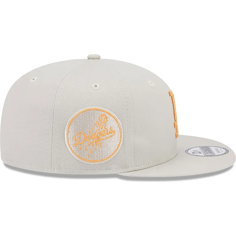 siltovka-rovna-bezova-snapback-9fifty-side-patch-los-angeles-dodgers-mlb-new-era