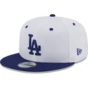 siltovka-rovna-modra-snapback-9fifty-white-crown-patch-los-angeles-dodgers-mlb-new-era