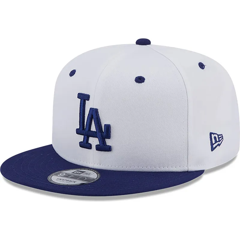 siltovka-rovna-modra-snapback-9fifty-white-crown-patch-los-angeles-dodgers-mlb-new-era