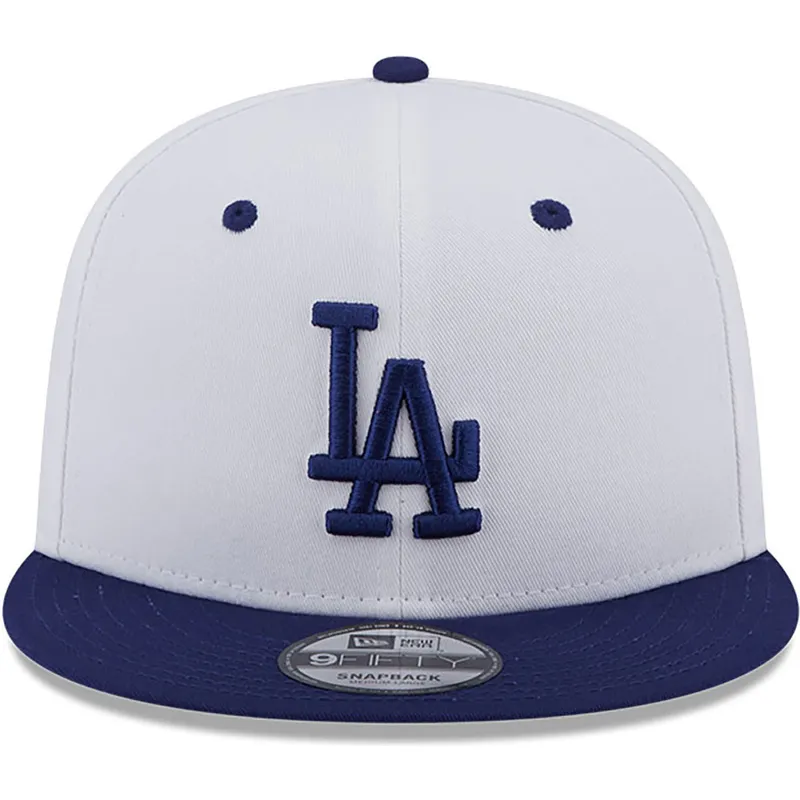 siltovka-rovna-modra-snapback-9fifty-white-crown-patch-los-angeles-dodgers-mlb-new-era