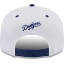 los-angeles-dodgers-mlb-9fifty-white-crown-patch-snapback-kappe-in-weiss-und-blau-mit-blauem-logo-von-new-era