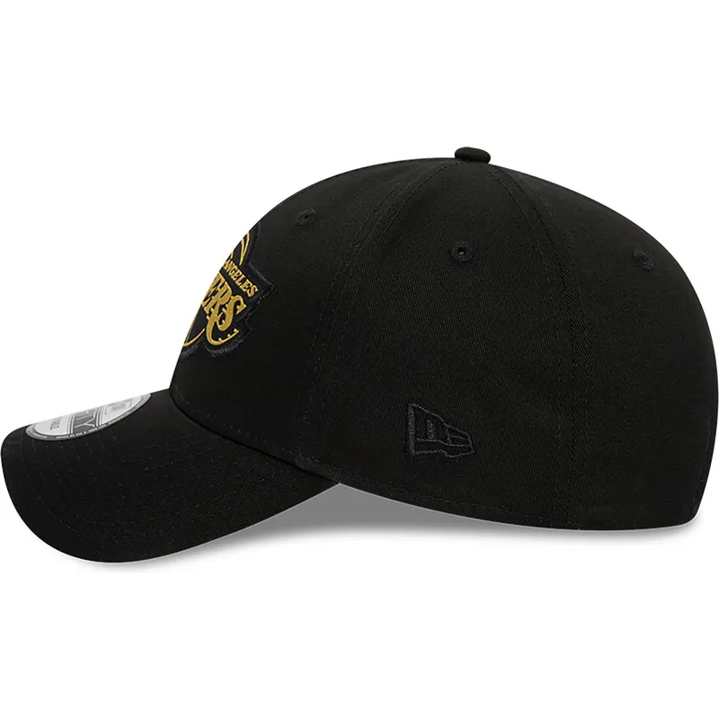 siltovka-zaoblena-cierna-nastavitelny-9forty-metallic-badge-los-angeles-lakers-nba-new-era
