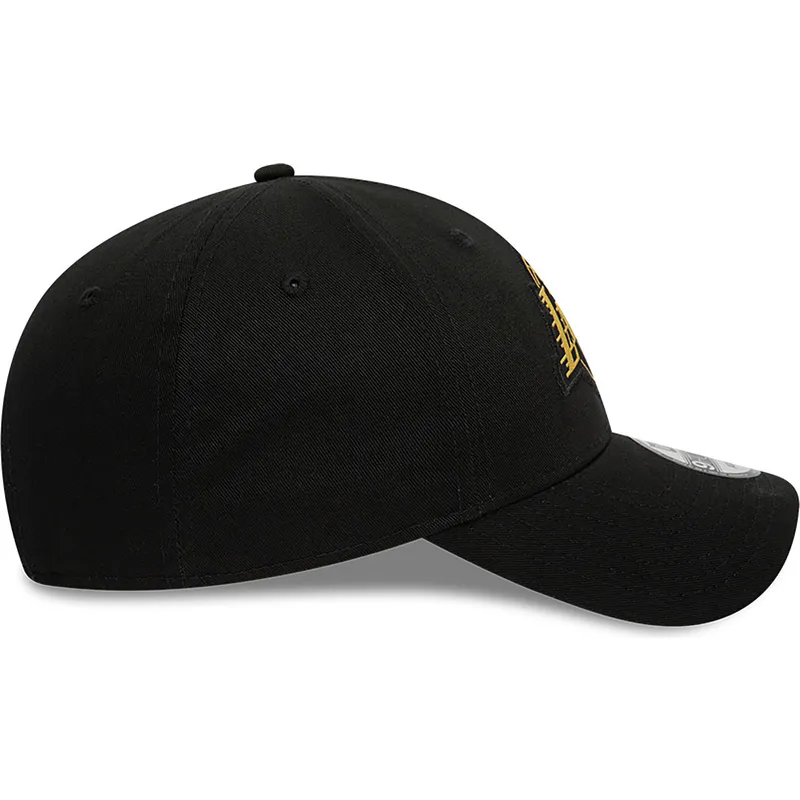 siltovka-zaoblena-cierna-nastavitelny-9forty-metallic-badge-los-angeles-lakers-nba-new-era