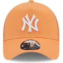 siltovka-zaoblena-oranzova-snapback-a-frame-league-essential-new-york-yankees-mlb-new-era