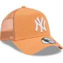 siltovka-zaoblena-oranzova-snapback-a-frame-league-essential-new-york-yankees-mlb-new-era
