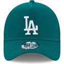 siltovka-zaoblena-zelena-snapback-a-frame-league-essential-los-angeles-dodgers-mlb-new-era