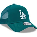 siltovka-zaoblena-zelena-snapback-a-frame-league-essential-los-angeles-dodgers-mlb-new-era