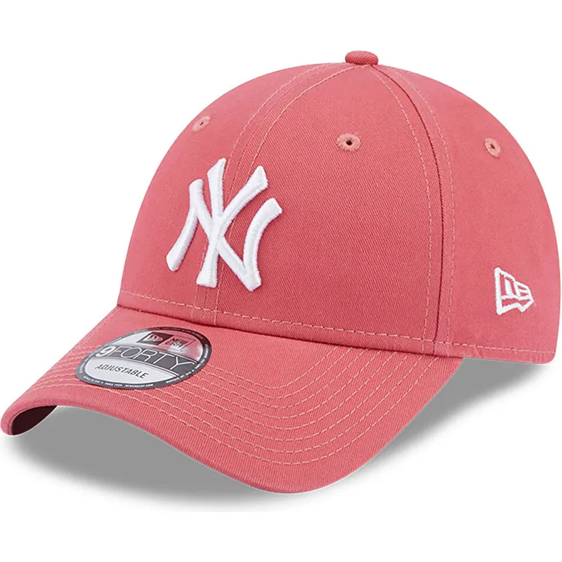 siltovka-zaoblena-ruzova-nastavitelny-9forty-league-essential-new-york-yankees-mlb-new-era