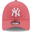 siltovka-zaoblena-ruzova-nastavitelny-9forty-league-essential-new-york-yankees-mlb-new-era