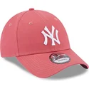 siltovka-zaoblena-ruzova-nastavitelny-9forty-league-essential-new-york-yankees-mlb-new-era