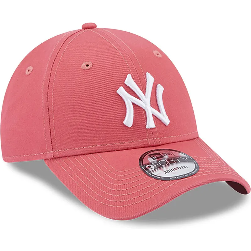 siltovka-zaoblena-ruzova-nastavitelny-9forty-league-essential-new-york-yankees-mlb-new-era
