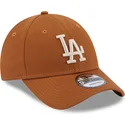 siltovka-zaoblena-hneda-nastavitelny-9forty-league-essential-los-angeles-dodgers-mlb-new-era