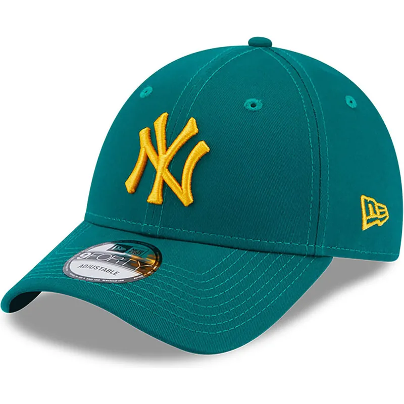 siltovka-zaoblena-zelena-nastavitelny-9forty-league-essential-new-york-yankees-mlb-new-era