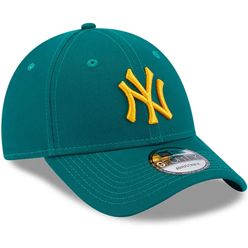 siltovka-zaoblena-zelena-nastavitelny-9forty-league-essential-new-york-yankees-mlb-new-era