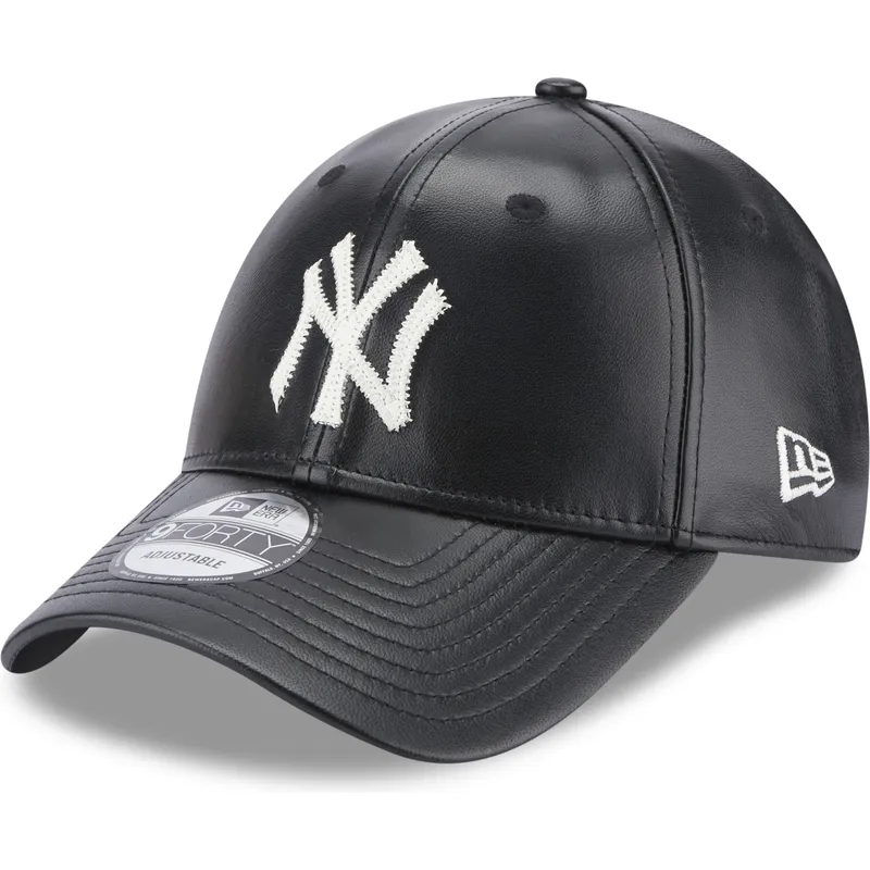 siltovka-zaoblena-cierna-nastavitelny-9forty-leather-new-york-yankees-mlb-new-era