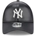siltovka-zaoblena-cierna-nastavitelny-9forty-leather-new-york-yankees-mlb-new-era