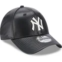 siltovka-zaoblena-cierna-nastavitelny-9forty-leather-new-york-yankees-mlb-new-era