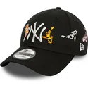 siltovka-zaoblena-cierna-nastavitelny-9forty-koi-fish-new-york-yankees-mlb-new-era