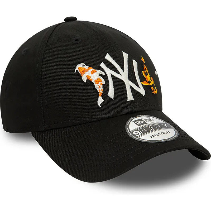 siltovka-zaoblena-cierna-nastavitelny-9forty-koi-fish-new-york-yankees-mlb-new-era