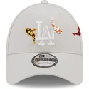 cap-zaoblena-beige-adjustable-strap-9forty-koi-fish-los-angeles-dodgers-mlb-new-era