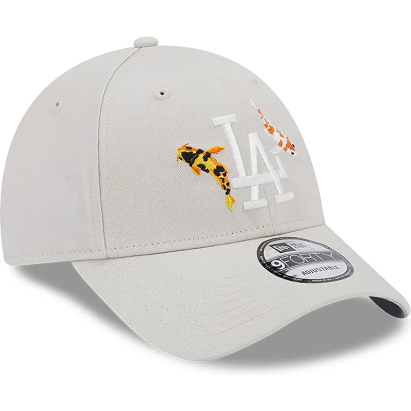 cap-zaoblena-beige-adjustable-strap-9forty-koi-fish-los-angeles-dodgers-mlb-new-era cap-zaoblena-beige-adjustable-strap-9forty-koi-fish-los-angeles-dodgers-mlb-new-era
