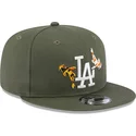 siltovka-rovna-zelena-snapback-9fifty-koi-fish-los-angeles-dodgers-mlb-new-era