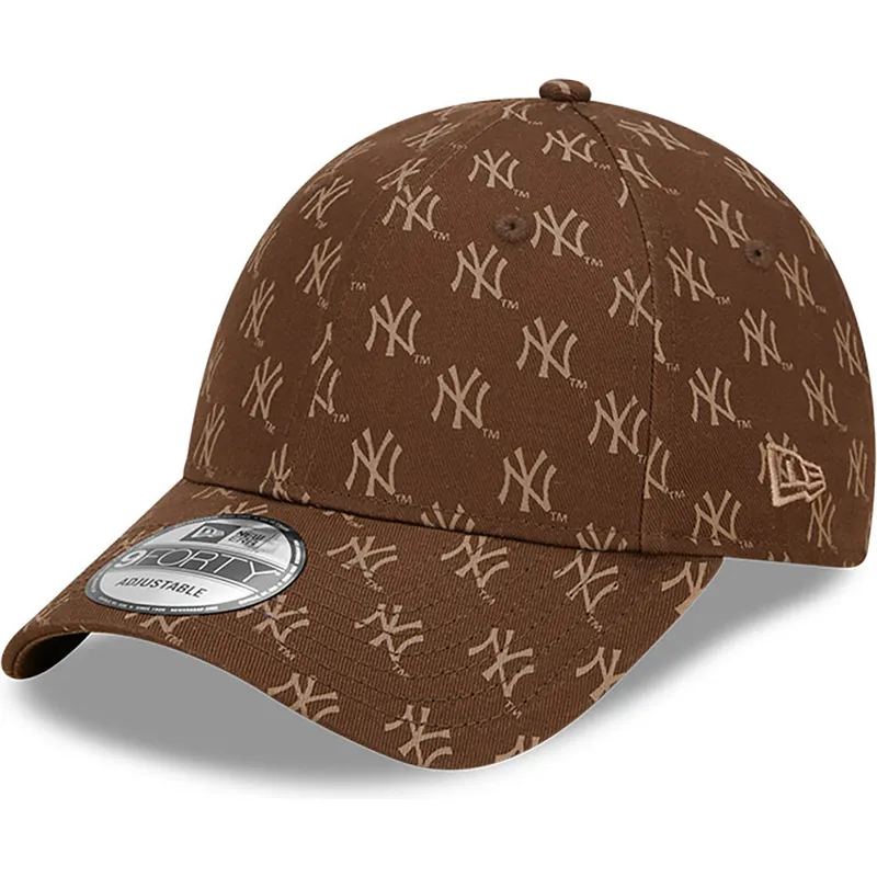 siltovka-zaoblena-hneda-nastavitelny-9forty-monogram-new-york-yankees-mlb-new-era