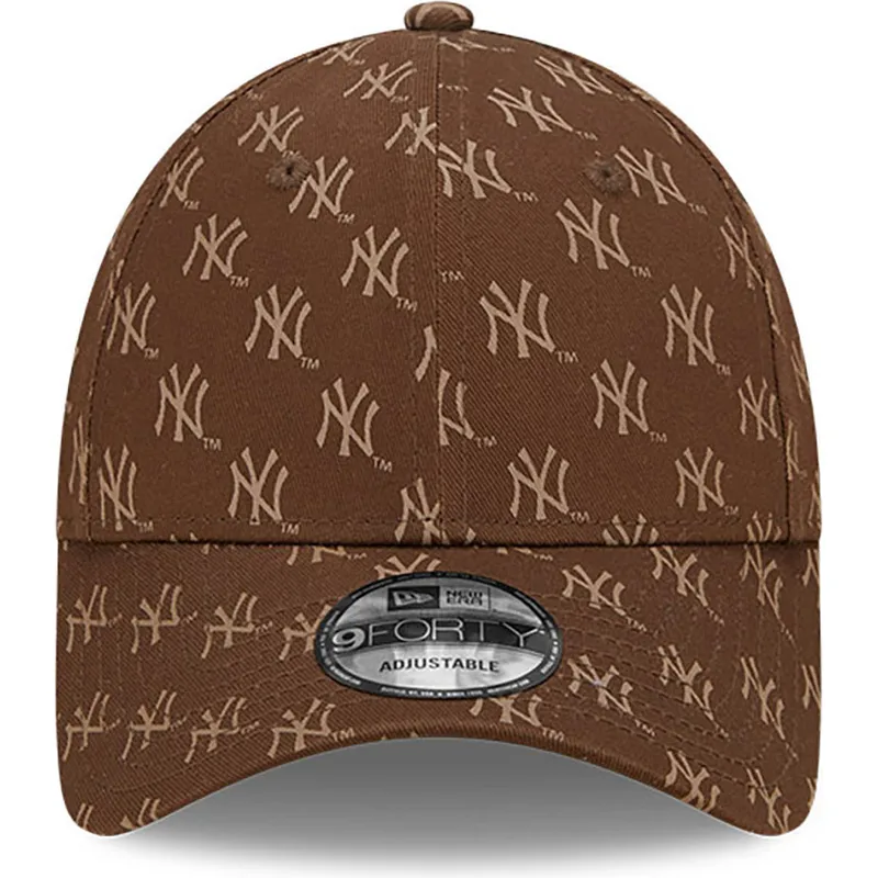 siltovka-zaoblena-hneda-nastavitelny-9forty-monogram-new-york-yankees-mlb-new-era