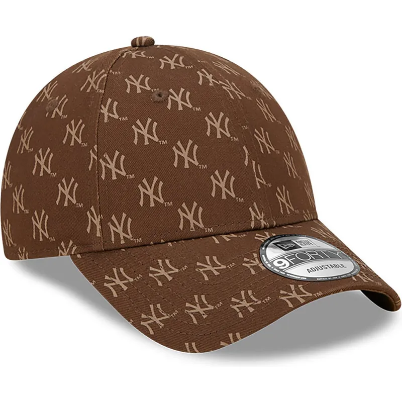 siltovka-zaoblena-hneda-nastavitelny-9forty-monogram-new-york-yankees-mlb-new-era