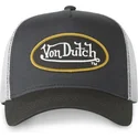 siltovka-zaoblena-cierna-snapback-cla6-von-dutch
