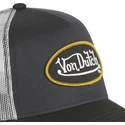siltovka-zaoblena-cierna-snapback-cla6-von-dutch
