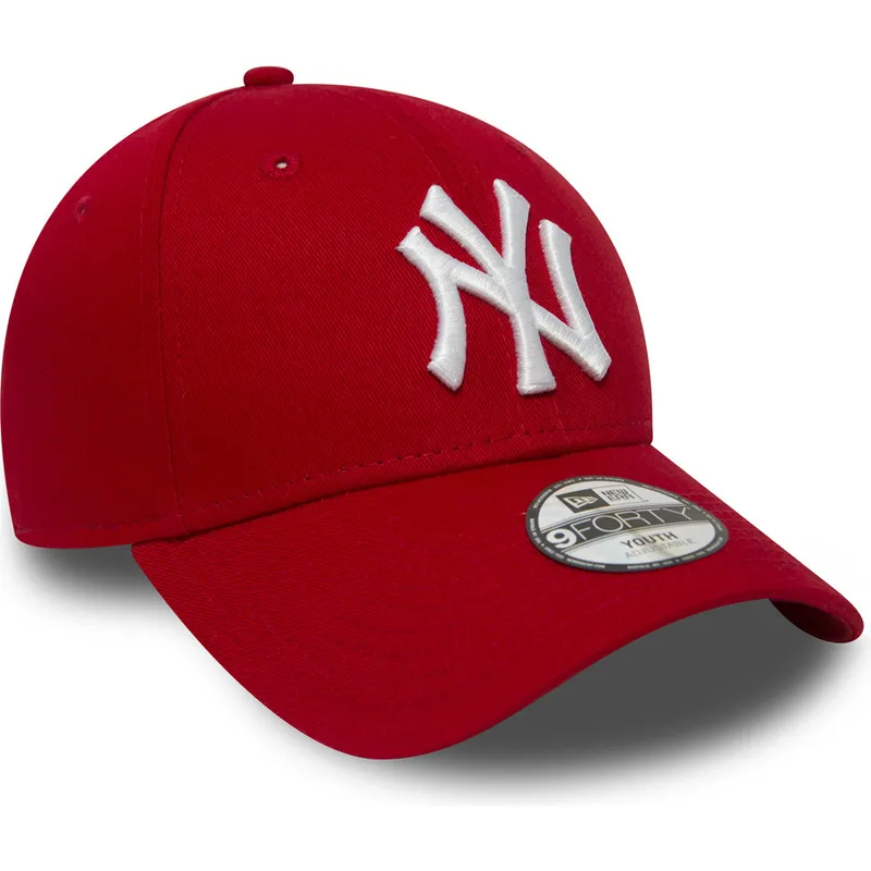 cap-zaoblena-red-adjustable-strap-pre-deti-9forty-essential-new-york-yankees-mlb-new-era