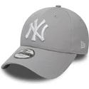 siltovky-zaoblena-siva-nastavitelny-pasik-pre-deti-9forty-essential-new-york-yankees-mlb-new-era