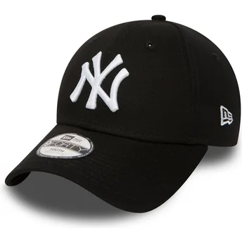 Cap zaoblená black adjustable strap pre deti 9FORTY Essential New York Yankees MLB New Era