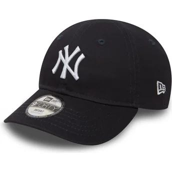 Šiltovka zaoblená modrá nastaviteľný pre deti 9FORTY Essential New York Yankees MLB New Era