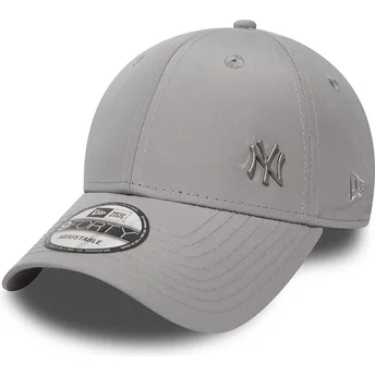 Šiltovky zaoblená sivá nastaviteľný pásik 9FORTY Flawless New York Yankees MLB New Era