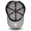 verstellbare-graue-9forty-kappe-mit-gebogenem-schirm-und-makellosem-new-york-yankees-mlb-logo-von-new-era