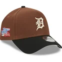 siltovka-zaoblena-hneda-snapback-9forty-a-frame-harvest-detroit-tigers-mlb-new-era