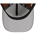siltovka-zaoblena-hneda-snapback-9forty-a-frame-harvest-new-york-yankees-mlb-new-era
