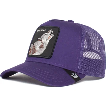 siltovka-zaoblena-fialova-snapback-the-lone-wolf-the-farm-goorin-bros