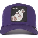 siltovka-zaoblena-fialova-snapback-the-lone-wolf-the-farm-goorin-bros