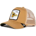 siltovka-zaoblena-hneda-snapback-the-queen-bee-the-farm-goorin-bros