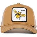 siltovka-zaoblena-hneda-snapback-the-queen-bee-the-farm-goorin-bros