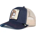 siltovka-zaoblena-tmavomodra-snapback-the-nuts-squirrel-the-farm-goorin-bros