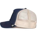 marineblaue-und-beige-trucker-kappe-the-nuts-squirrel-the-farm-von-goorin-bros